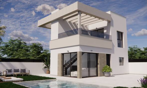 Semi-detached villas on the Vistabella Golf Course