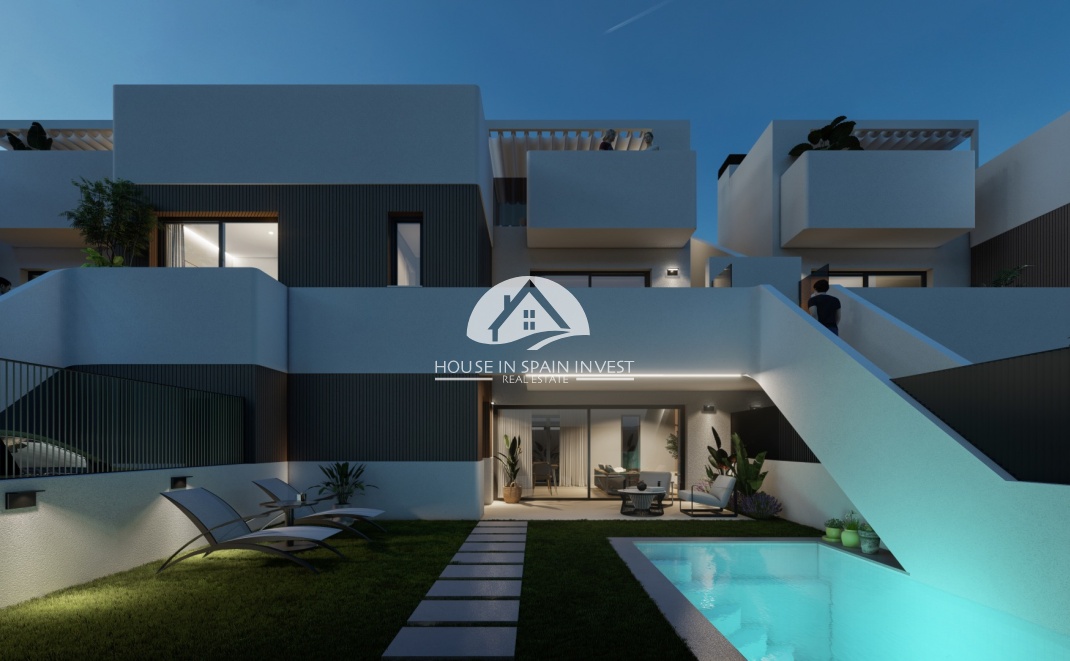 Nieuwbouw Woningen - low-bungalow - San Pedro del Pinatar