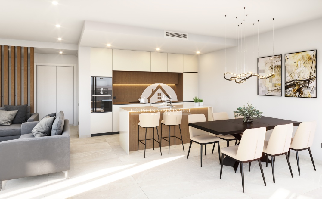 Obra nueva - Bungalow planta baja - Los Alcázares