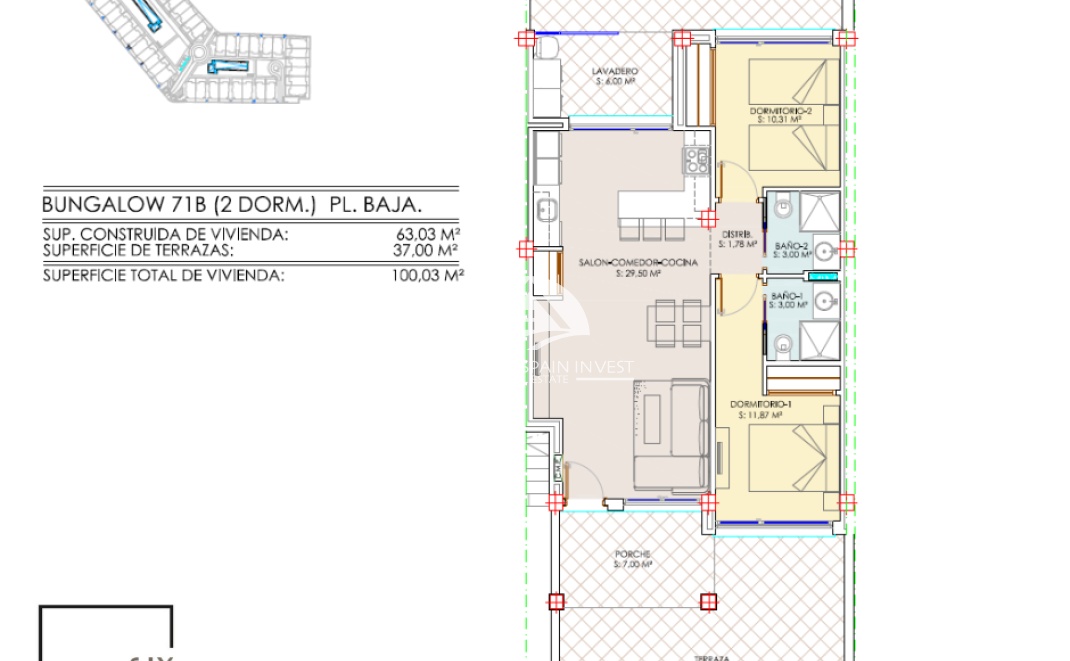 Resale - Townhouse - Torrevieja - Los Balcones  