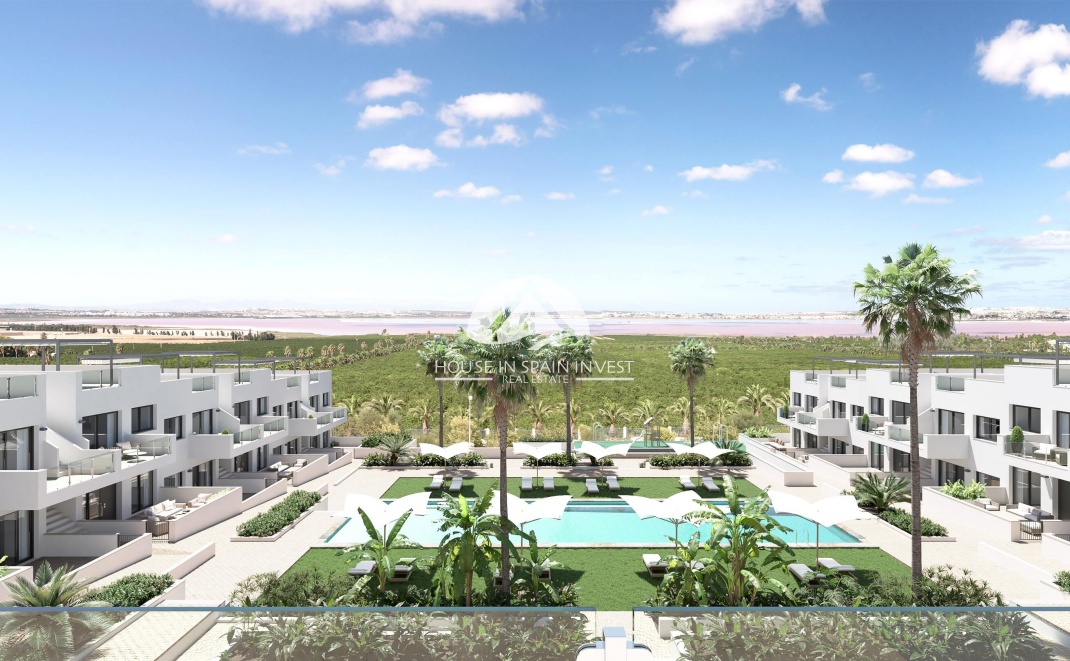 Nieuwbouw   - Gelijkvloerse bungalow - Torrevieja