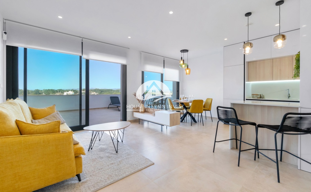 Nieuwbouw   - Gelijkvloerse bungalow - Torrevieja