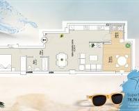 Nieuwbouw Woningen - Apartment - La Manga del Mar Menor